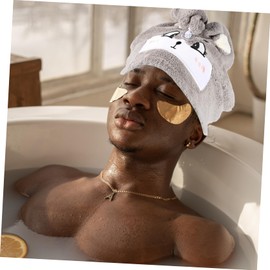 Cabilock 3pcs Hair Drying Hat Ultra Absorbent Shower Hair Turban for Quick Drying Soft Fleece Wrap for Girls and Women After Bath Shower Use