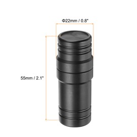 PATIKIL Pool Cue Joint Protector 5/16 x 14, 1 Piece Plastic Billiard Cue Joint Protection Thread Cap Billiard Accessories, Black