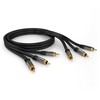 KabelDirekt 1m component cable (3 male RCA connectors - 3