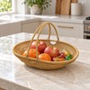 Woven Storage Basket for Home Organization – Portable Open-Top Basket