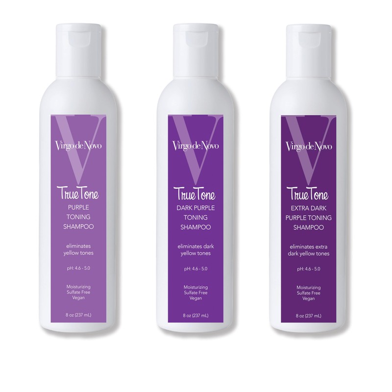 Virgo de Novo Extra Dark Purple Toning Shampoo – Neutralizes