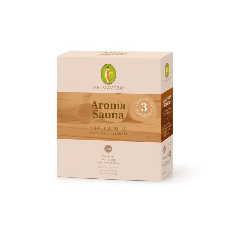PRIMAVERA Aroma Sauna Power & Calm Organic 3 x 10