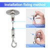 HAMRVL 10 Pcs Adjustable Picture Hanging Wire - Heavy Duty