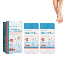 MINGRUO 2Pcs Anti Scheuern Stick, Anti-Scheuer-Balsam, Anti-Wundreib-Stick, Oberschenkel Reiben Schutz für Oberschenkel Schultern Brust und Füße