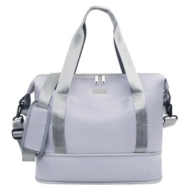 CNMTCCO for Ryanair Cabin Bags 40x20x25 Underseat Convertible Carry on Cabin Bag 45X36X20 for New Easyjet Under Seat Cabin Bag Small Travel Hand Luggage Flight Bags for Planes (Light Grey)