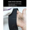 Donpearl 30 inch Black Stove Gap Covers (2 Pack), Silicone