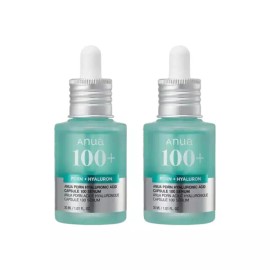ANUA 아누아 PDRN 피디알엔 히알루론산 캡슐 세럼 주름케어 앰플 30ml, 2개 Anua PDRN Hyaluronic Acid Capsule Serum Wrinkle Care Ampoule 30ml, 2 pcs