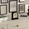 JONES CLOCKS® Tavern Mantel Clock | Small Modern Arch top
