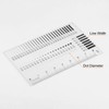 sourcing map High Precision SEC Size Estimation Chart 8cm 0.5mm
