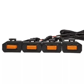 Ipartgo For 2020-22 Toyota Tacoma TRD Sport Offroad Raptor Style Amber LED Grille Lights