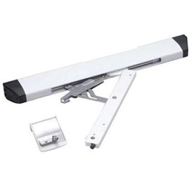 HAUTAU Opening Scissors FL 190 with Wing Bracket, Rectangular, Aluminium Powder-Coated RAL 9016, 1 Piece, Accessories Fittings for Window Fittings, Sliding Door Fittings