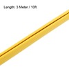 uxcell Edge Trim U Seal Yellow Rubber Plastic U Channel