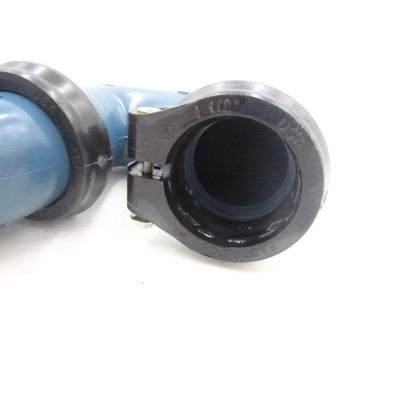 +GF+ 1-1/2" Fusion PPFR P-Trap With Fast Lock 50PSI Blue