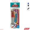 5 x 0.7mm RORITO Charmer RED Ballpoint Pens Soft Grip
