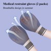 2PCS Dementia Restraint Gloves Hand Restraints for Elderly Dementia Patients