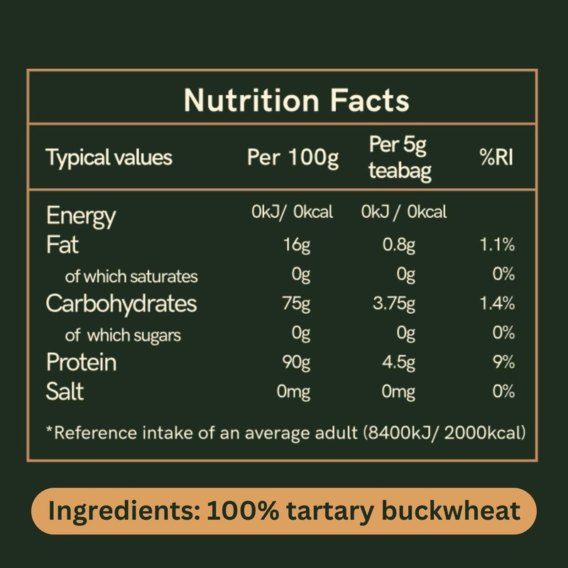 T. Buckwheat Tea (Teabags) | Soba-cha | Good for Digestion,