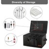 Foyego Wine glass Storage Boxes, Stemware Storage Cases with Divider,
