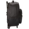 Rockland Double Handle Rolling Backpack, Black, 17-Inch