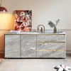 Stickyart Elegant Gray Marble Contact Paper - Waterproof Peel &