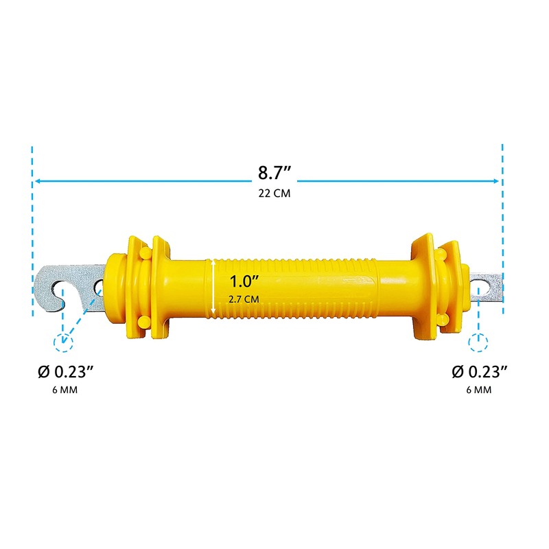 QMARK Electric Fence Gate, Electric Fence Handles, Insulated Plastic Handle,