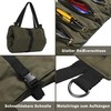 16 oz Waxed Canvas Tool Roll - Heavy Duty Tool