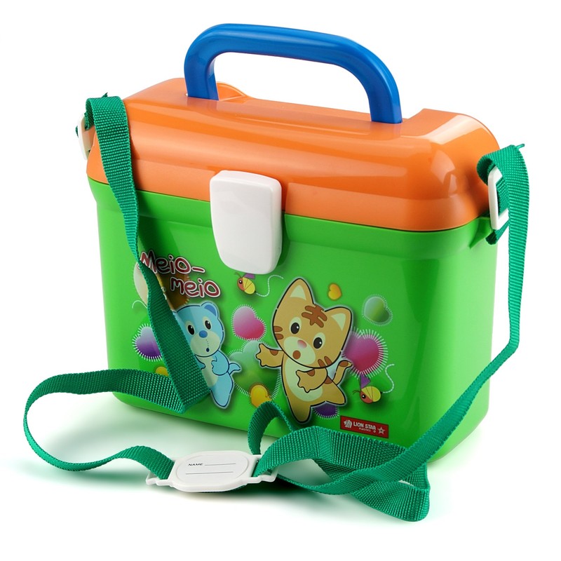 Lunch Set Fruit Set 3-Piece Plastic (Green)