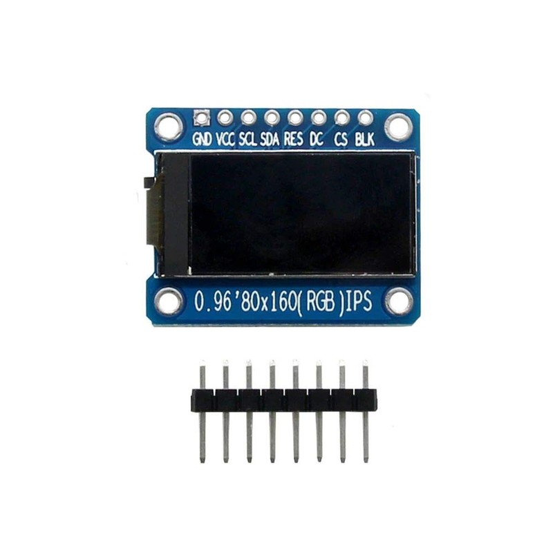 waves 0.96" IPS LCD SPI 80x160 pixels 65k Full Color