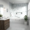 Lava Odoro Shower Grab Bar, Modern Stainless Steel Handicap Grab
