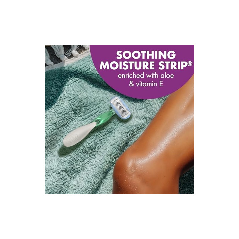 BIC Soleil Sensitive Advanced - Navaja desechable para mujer, 5