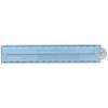MOTion 209820 Slim Folding Ruler with Protractor, 11.8 inches (30