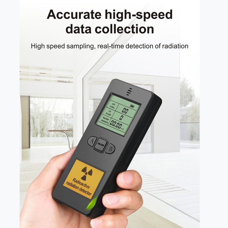Handheld Portable Nuclear Radiation Detector Household LCD Display Laboratory Multi-function