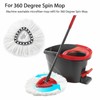 4 Pcs Spin Mop Replacement Head,Triangular Mop Heads with Fine