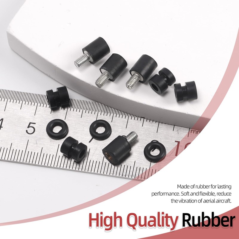 Hilitchi 36Pcs M3 Anti-Vibration Standoff Fixed Screws Flight Controller Shock