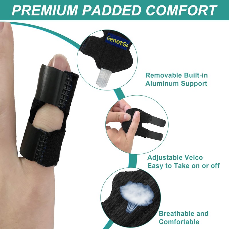 Small Trigger Finger Splint - 2 Pack Pinkie Finger Brace