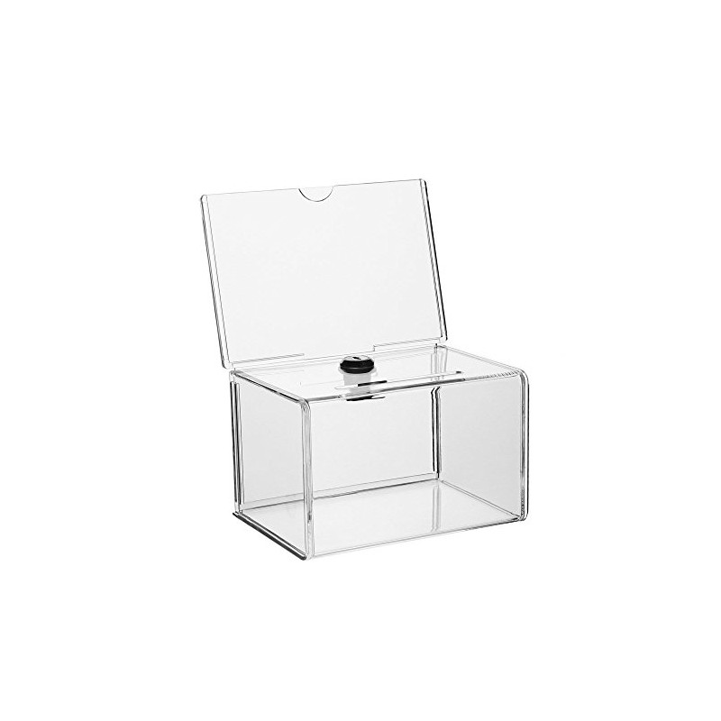 Zeigis® Losbox/Action Box/Donation Box with Poster Slot Lockable with Lock