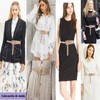 GeorgeX Cinturón de Vestir de Moda para Mujer, Jeans Anudados
