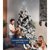 Luxspire Christmas Tree Topper, Double-Layer Glitter Metal 3D Lighted Tree