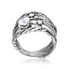925 Sterling Silver Ring With White Round Clear Cubic Zirconia