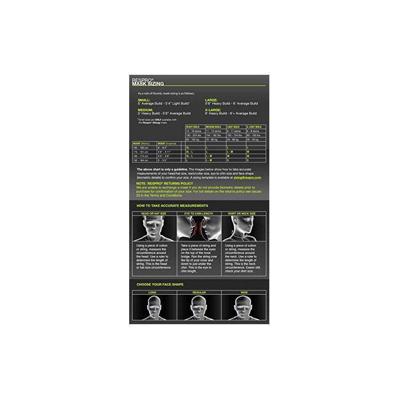 Respro® Sportsta Mask Pink - L