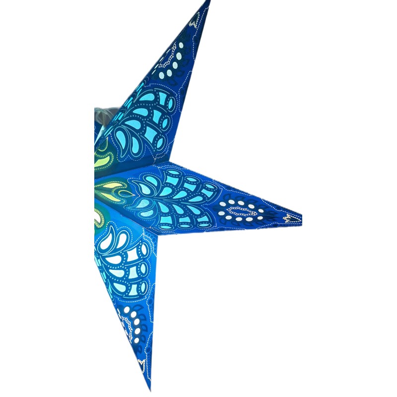 Yepsio Paper Star Lantern Lampshade, 60 cm, Hanging Decorations for