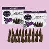 Violet Incense Cones - Total 20 Cone Incense - Dual