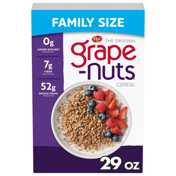 Grape-Nuts Post Grape Nuts Original Breakfast Cereal, Crunchy Breakfast Cereal