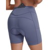 BERGRISAR Pantaloni da ciclismo da donna, imbottiti, traspiranti, elastici, con