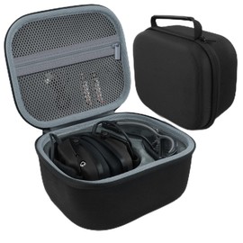 co2CREA for PROHEAR 066/016/030/030 2.0/036 Electronic Ear Protection Hearing Protection Muffs and Shooting Glasses, Travel Storage Carrying Case with Mesh Pocket, Hard Protective Case (Black)