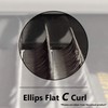COCO Honey Lash Eyelash Extensions, Ellips Flat C Curl [0.20mm],