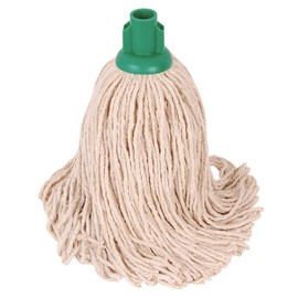 Robert Scott Socket Mop Heads, Green, Pack of 12