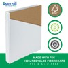 Samsill 1 Inch 3 Ring Binders, Made in USA, Economy