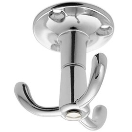 JUNKER Triple Swivel Hook Polished Chrome 53 x 50 x 40 mm Undermount Hook Triple Hook Design