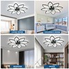 SPEVCH 35'' Ceiling Fans with Lights, Modern Ceiling Fan with