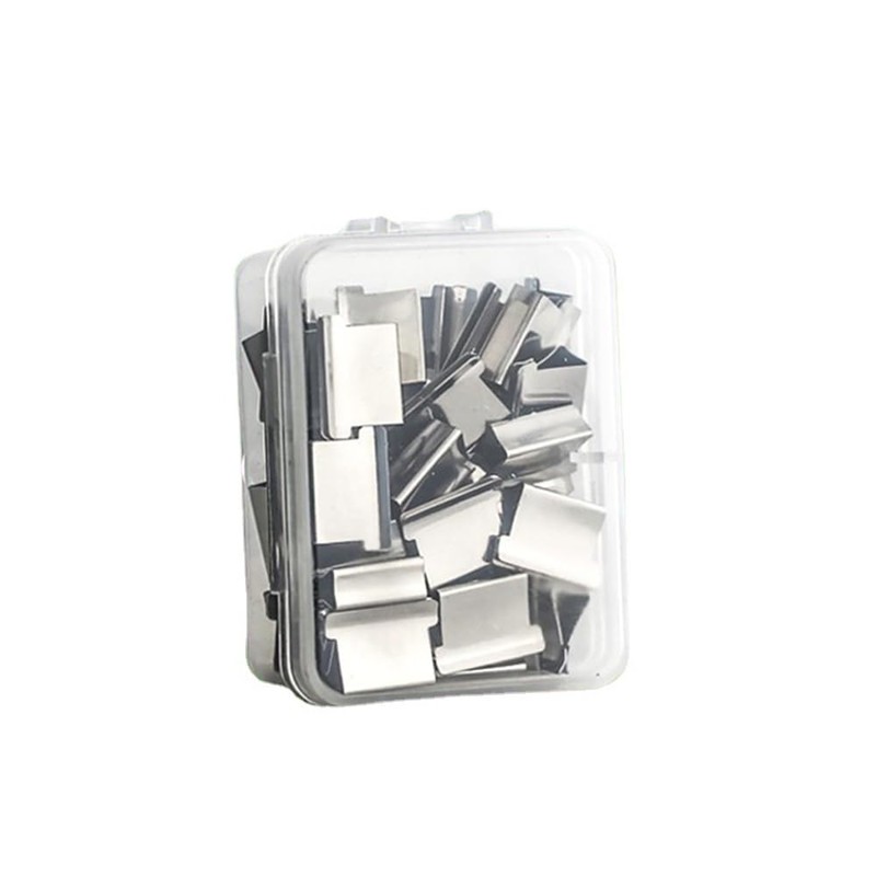 50 Pieces Silver Binder Clips, Reusable Clips, Paper Clam Clips